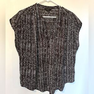 Banana Republic Factory dolman blouse with buttons.